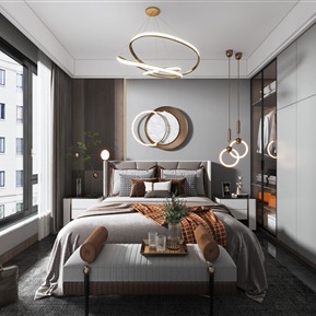 现代 卧室