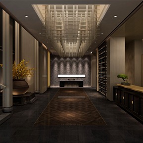 新中式 大厅 王伟大厅