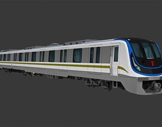 现代地铁3d模型