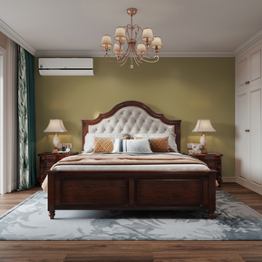 美式 卧室 主卧室