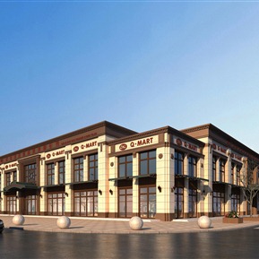 欧式 酒店建筑 酒店会所