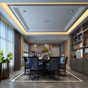 现代 餐厅 客餐厅