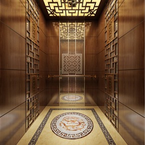 中式 电梯轿厢 电梯厢
