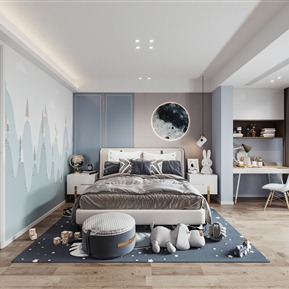 现代 儿童房 男孩房