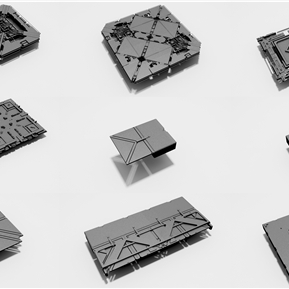 后现代 墙面 科幻墙面