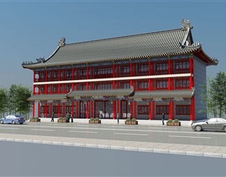 中式唐代建筑