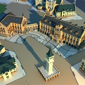 欧式 办公楼 英式办公楼