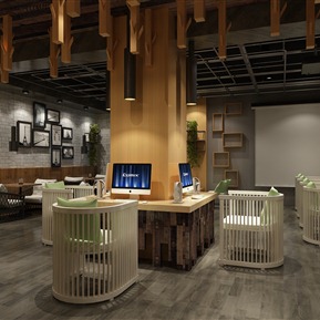 工业LOFT 咖啡厅 书吧