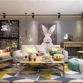 北欧 沙发茶几组合  摆件 装饰品 沙发 茶几 休闲椅