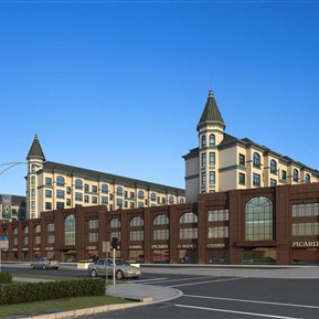 欧式 商业街 住宅商业