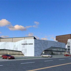 现代 商业楼 商场