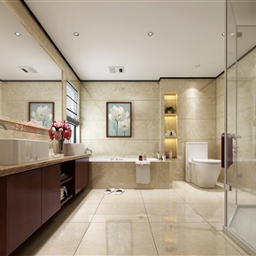 现代 卫生间