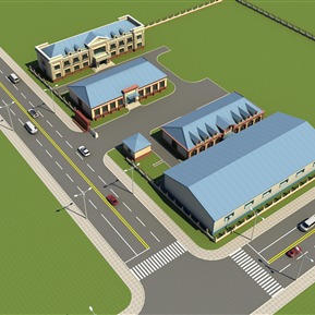 欧式 厂房 食品加工厂