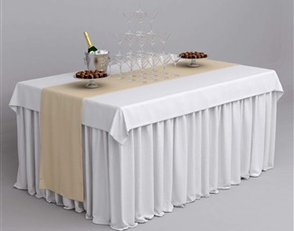 现代方桌桌布