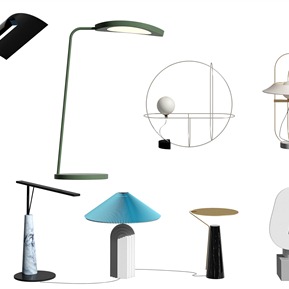 轻奢 灯具组合 台灯