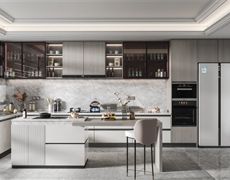 现代 厨房 家居厨房