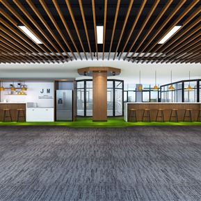 现代 休闲区 群体办公室休闲区