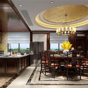 餐厅 混搭餐厅厨房