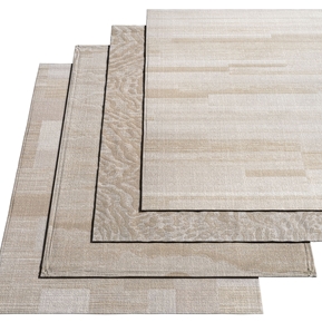 现代 方形地毯 布艺绒毛地毯