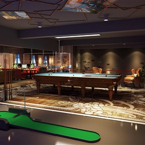 工业LOFT 会所 足球主题轰趴