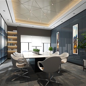 现代 会议室 会议桌椅