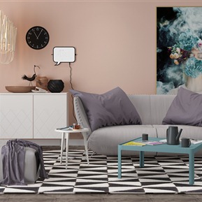 北欧 沙发茶几组合  沙发装饰柜组合