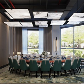 新中式 包间 包厢