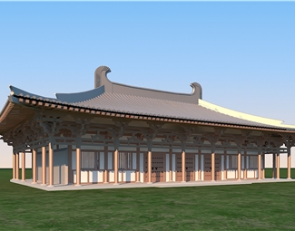 中式古建寺庙建筑