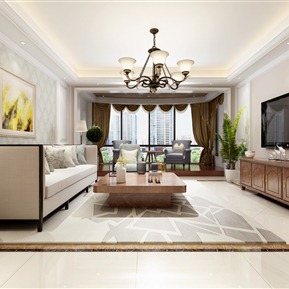 美式 客厅