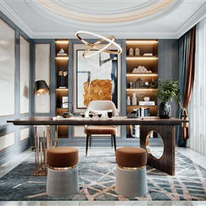轻奢 书房