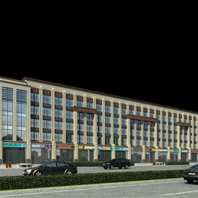 简欧 商业楼 办公养老院医院