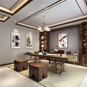 新中式 书房