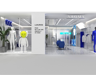 现代 服装店 男装店