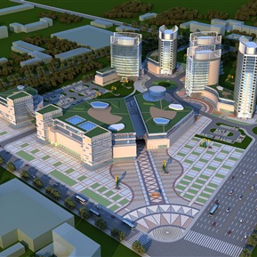 现代 广场 商业公寓广场