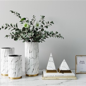 轻奢 摆件 简约创意陶瓷花瓶摆件