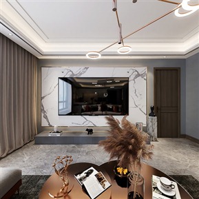 现代 客餐厅 客厅