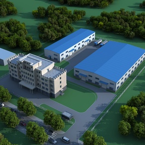 现代 厂房 办公楼厂区