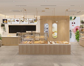 现代 面包店 甜品店