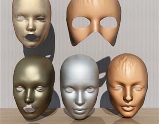 现代人脸面具