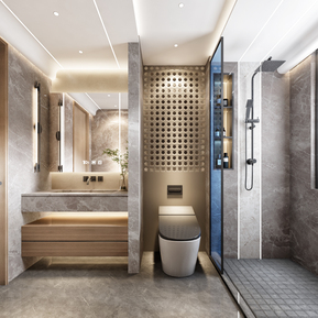 现代 卫生间