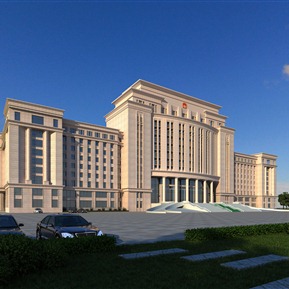 欧式 办公楼 政府法院警察局行政办公楼政府办公楼