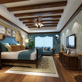 美式 卧室