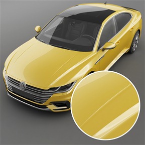 現(xiàn)代亮黃色高光光滑汽車漆 涂料 VR