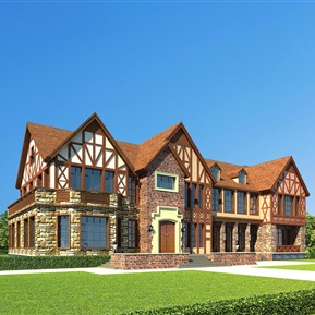 美式 独栋别墅 别墅