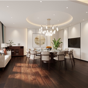 新中式 包间 餐厅