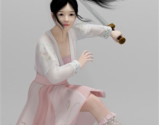 现代 女人 侠女