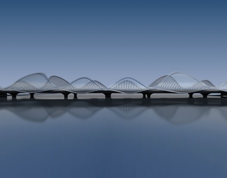 现代建筑桥梁