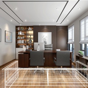 现代 办公室 老总办公室