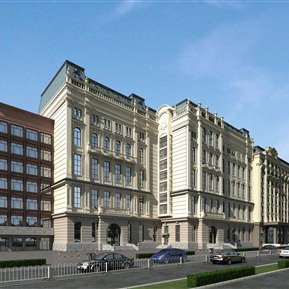 欧式 办公楼 沿街办公楼