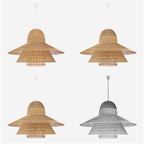 东南亚 吊灯 藤制编织吊灯